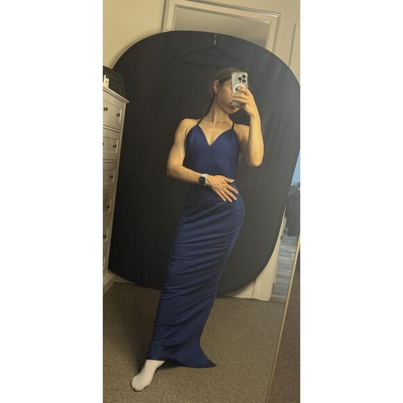 Y2K Wantmylook Maxi Dress Prom Spandex - Picture 2 of 10